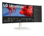 Монитор LG 38WR85QC-W, 37.5' UltraWide AG , Curved 21:9 IPS Panel, 1 ms (GtG), 1000:1, 450 cd/m2, WQHD+ (3840x1600), HDR600, DCI-P3 98% , AMD FreeSync, NVIDIA G-SYNC, 144Hz, USB Type-C, RJ45, Speacers 7Wx2, HDMI, DisplayPort, KVM, PBP, PIP, Tilt, Black