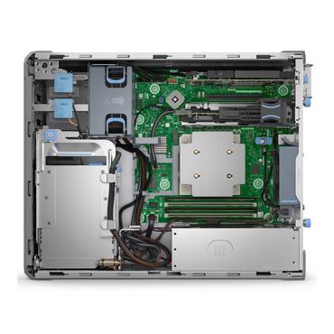 Сървър Dell PowerEdge T160, 3x 3.5' SATA Chassis and 2x2.5', ,Xeon 6315P (4C/4T, 2.8Ghz), 2TB SATA Cable, 16GB UDIMM 5600, 300W Cable PSU, Broadcom 5720 Dual Port 1Gb, No PERC Controller, iDRAC 9 Ent, Basic NBD 3Y