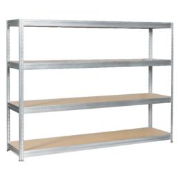 Метален стелаж BTL цинк -177x240x60см 