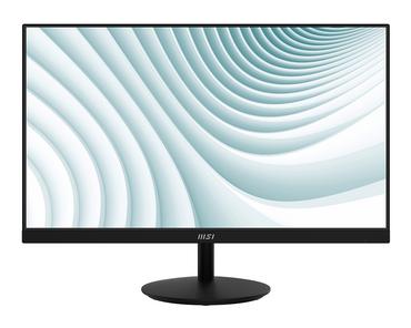 Монитор MSI PRO MP271A, 27', 1ms, 100Hz, IPS, 1920x1080 (FHD), 16:9, FLAT, Display Kit App, Adaptive-Sync, EyesErgo, Less Blue Light, 108% SRGB, AG, 300 nits, 1000:1, DP(1.2a), HDMI 1.4b, VGA, Line-in, Speakers 2x2W, Tilt, VESA, Black, 3.9kg