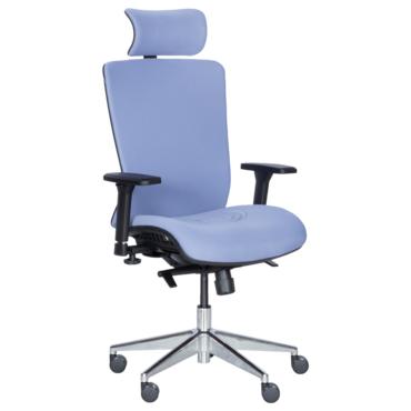 Работен стол ПИРЕЯ- синя дамаска