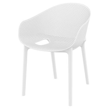 Градински стол АНДРЕЙ- бял цвят