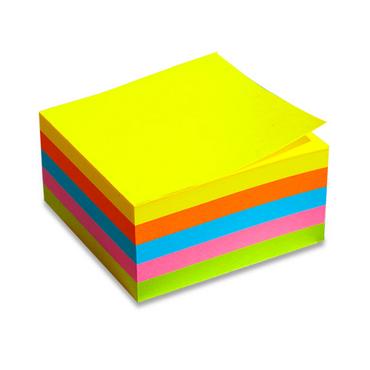Цветни неонови sticky notes 76x76 мм
