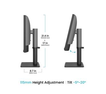 Монитор BenQ PD2706QN, 27', 100Hz, 4K IPS, AQCOLOR, Designer, Pantone, Nano Matte Panel, HDR10, 100% sRGB, Card Reader, HDMI (2.0), DP (1.4), USB-C (DP alt. PD 90W), USB Hub, 3.5 Jack, 2x 3W, Pivot, Height adj. 115mm, VESA 100