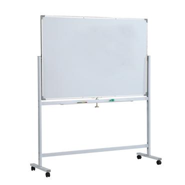 Бяла дъска 90х120 см мобилна - снимка отпред, сглобена