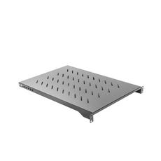 Аксесоар Lanberg 19' fixed shelf 1U / 483x750mm, max load capacity up to 15kg, black