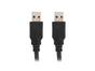 Кабел Lanberg USB-A M/M 3.0 cable 1m, black