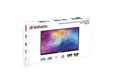 Монитор Verbatim PMT-14 Portable Touchscreen Monitor 14' Full HD 1080p Metal Housing