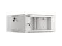 Комуникационен шкаф Lanberg rack cabinet 19' wall-mounted 4U 600 fast assembly (flat pack) grey