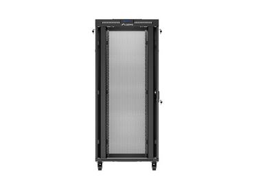 Комуникационен шкаф Lanberg rack cabinet 19' free-standing 37U/600X800 (FLAT PACK) with mesh door LCD black