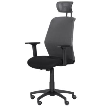 Директорски стол ДЕНИЦА- сниман отстрани, два цвята