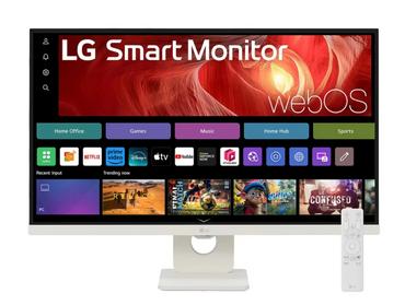 Монитор LG 27U731SA-W, 27' IPS Smart webOS23, 5ms, 1000:1, 350cd/m, FHD 3840 x 2160, ThinQ, DCI-P3 90%, HDR 10, HDMI, USB Type-C , Bluetooth, Speacers 5W x 2, Tilt, White