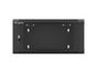 Комуникационен шкаф Lanberg rack cabinet 19' wall-mounted 4U 600 fast assembly (flat pack) black