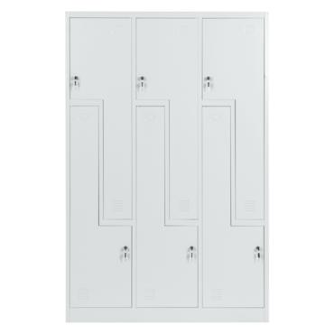 Метален гардероб BTL КK с 6 отделения - затворе