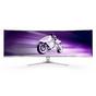 Монитор Philips 49M2C8900, 48.8' Curved 1800R QD-OLED, 5120x1440@240Hz, 0.03 GtG, Brightness 1000, 1000000:1, DCR 80M:1, Adaptive Sync, FlickerFree, Low Blue Mode, 7.5Wx4+DTS, Tilt, Height Adjust, Swivel, 2xHDMI, DP, USB hub