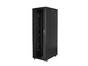 Комуникационен шкаф Lanberg rack cabinet 19' free-standing 42U/800x1200 (flat pack) black