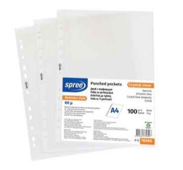 Джоб за документи А4 кристал 45 микр 100 бр