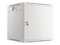 Комуникационен шкаф Lanberg rack cabinet 19' wall-mount 12U/600x600 for self-assembly with metal door grey (flat pack)