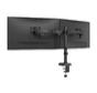 Стойка Neomounts Nero Double Flat Screen Desk Mount  (phone holder+Quick-fix clamp/grommet)