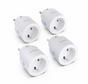 Аксесоар Sharp SGPH01EW4P - WiFi Smart Plug - 4 pack, 802.11 b/g/n (2.4GHz), Child Protection, Google Assistant, Alexa, White