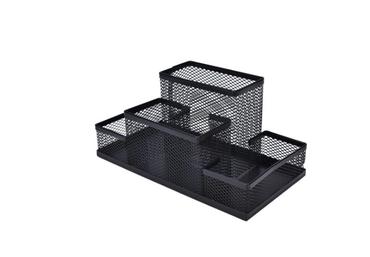 Органайзер за бюро четворка мрежа черен