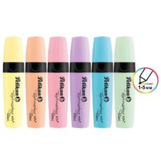 Текст маркери Pelikan комплект 6 цвята пастел