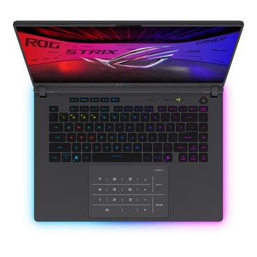 Лаптоп Asus Strix G16 G615LM-S5076, Intel Ultra 9 275HX 2.7 GHz (36MB Cache, up to 5.4 GHz, 24 cores),16.0 WQXGA(2560X1600),16:10 Bend+500nits, AG,240Hz,DDR5 32GB ( 16GB DDR5-5600 SO-DIMM *2 ) ,1TB , RTX 5060  8GB GDDR7,Wi-Fi 7 ,Backlit Kbd 1-Zone, Eclips