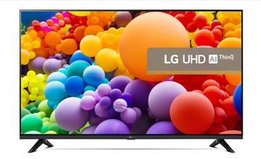 Телевизор LG 65UT73003LA, 65' 4K UltraHD TV 4K (3840 x 2160), DVB-T2/C/S2, webOS 24 Smart TV, ThinQ AI, Alpha 5 AI 4K Gen7, WiFi, HDR10, ALLM/HGiG, AI Upscaling, AI Sound(Virtual 9.1.2 Up-mix), AirPlay, Quick Card, HDMI eARC, CI, LAN, USB, Bluetooth, 2 Po