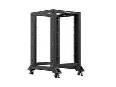 Комуникационен шкаф Lanberg open rack 19' 18U 600x800 black