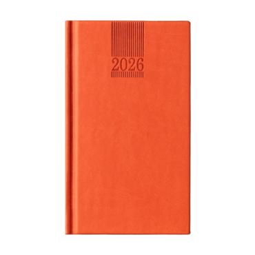 Календар - бележник ПОЛО джобен-оранжев цвят