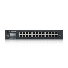 Комутатор ZyXEL GS1915-24E, 24-port GbE Smart hybrid mode Switch, standalone or NebulaFlex Cloud, rackmount, fanless