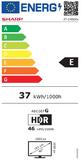 Телевизор Sharp 40GF2265E, 40' LED GOOGLE TV, FHD 1920 x 1080, Frameless, DVB-T/T2/C/S/S2, Active Motion 400, Speaker 2x8W, Dolby Digital, DTS HD, HDR10, Google Assistant, Google Cast, 2xHDMI, 3.5mm Headphone jack / line-out, USB, Wi-Fi, Bluetooth, LAN, M
