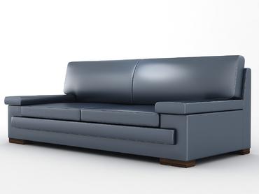 Диван триместен ЧАТАЛДЖА O 218- сниман отдясно, сив на цвят