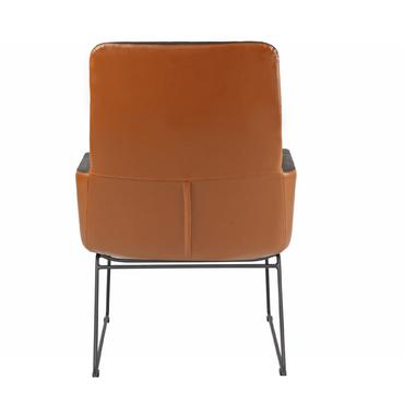 Посетителски стол РУСЧУК VNT - гръб от еко кожа