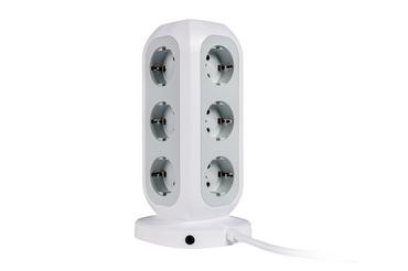 Разклонител Verbatim EUPT-01 EU Power Tower 11 AC with 2 x USB-C / 2 x USB-A