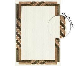 Дизайн хартия OSD4059 бежова спирала 25 л