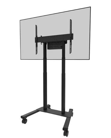 Стойка Neomounts by Newstar Motorised Mobile Stand incl. storage box, 10 cm. Wheels Floor - VESA 100x100 up to 800x600