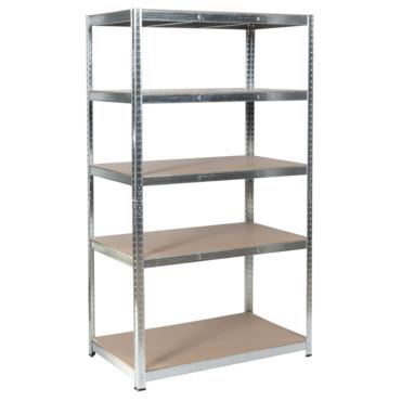 Метален стелаж BTL цинк 180x90x40см 175кг/ рафт - монтиран