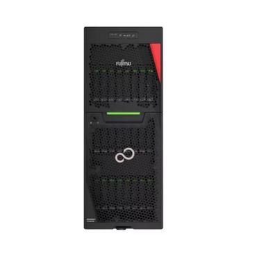 Сървър Fujitsu PRIMERGY TX1330 M6, Intel Xeon E-2488 8C/16T 3.20 GHz, 1x32GB 2Rx8 DDR5-4800 U ECC, NO HDD, 1xBasic 2.5'Kit (8x), RAID 0/1/10, 2x1GB(RJ45), ErP Lot9 conf.for 8x HDDs, iRMCS6 eLCM Lic., No PCord, 2x M2 slots, TPM 2.0 V2, PSU 500W HP, FTS wid