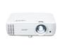 Мултимедиен проектор Acer Projector X1629HK, DLP, WUXGA (1920x1200), 4500 ANSI Lm, 10000:1, 3D, Auto Keystone, 24/7 operation, Low input lag,  AC power on, 2xHDMI/MHL, no VGA, RCA, RS232, DC Out (5V/1.5A), Audio in/out, 1x10W, 2.9kg, White