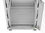 Комуникационен шкаф Lanberg rack cabinet 19' free-standing 15U/600x800 (flat pack) with glass door lcd grey v2