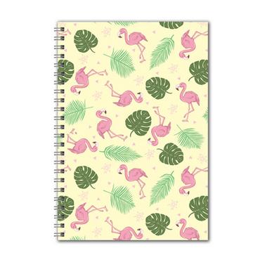 Комплект бележници със спирала DESIGNS- с фламинго