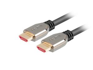 Кабел Lanberg HDMI M/M V2.1 1m 8K 60Hz, black