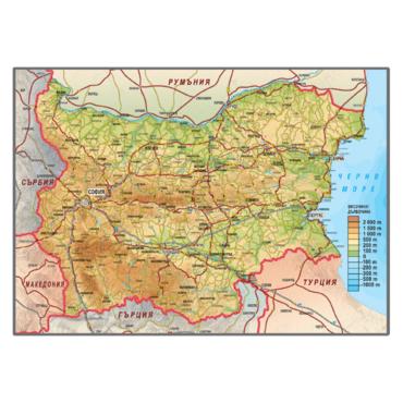 карта българия