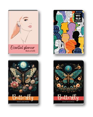 Тетрадка B&W редове А5 офсет 80 л