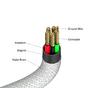 Кабел Verbatim Sync & Charge USB-C to USB-C 60W Magnetic 120 cm - Grey