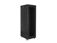 Комуникационен шкаф Lanberg rack cabinet 19' free-standing 42U / 800x800 self assembly flat pack with mesh door, black
