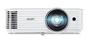 Мултимедиен проектор Acer Projector S1286H, DLP, Short Throw, XGA (1024x768), 3500 ANSI Lumens, 20000:1, 3D, HDMI, VGA, RCA, Audio in, Audio out, VGA out, DC Out (5V/1A, USB-A), Speaker 16W, Bluelight Shield, 3.1kg, White