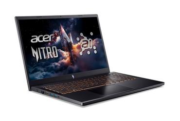 Лаптоп Acer Nitro V15, ANV15-42-R91J, AMD Ryzen 7 7735HS( up to 4.70GHz, 16MB), 15.6' FHD(1920x1080)IPS 165Hz , 1*16GB DDR5(1 slot free), 1024GB PCIe NVMe SSD, GeForce RTX 3050 6GB GDDR6, Wi-Fi 6E,BT5.3, HD Cam, KB Backlight, Win 11 home, Obsidian black