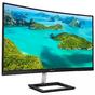 Монитор Philips 325E1C/00, 31.5', Curved 1500R, VA, WLED, 2560x1440@75Hz, 4ms GTG, 250cd/m2, 3000:1, Mega Infinity DCR, FreeSync/Adaptive Sync, FlickerFree, Low Blue Mode, Tilt, D-SUB, HDMI, DP